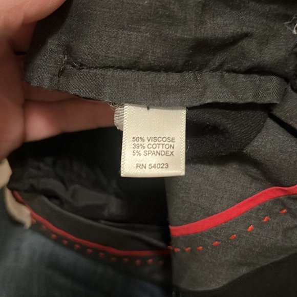 BANANA REPUBLIC Sloan Fit Black Pants Stretch Flat Front Zip Fly Classic 0‎ - Picture 5 of 6